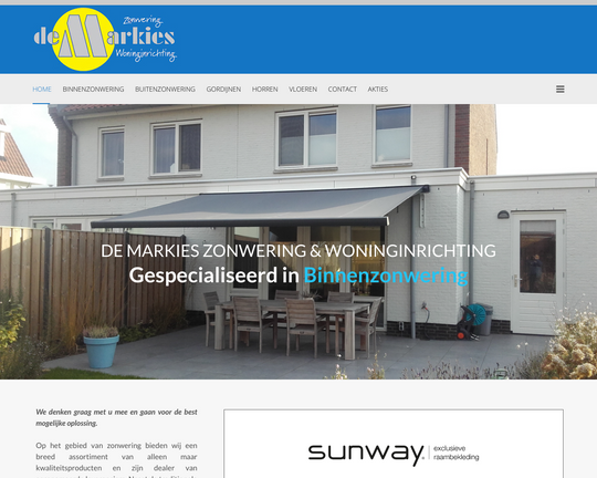 De Markies Zonwering Logo