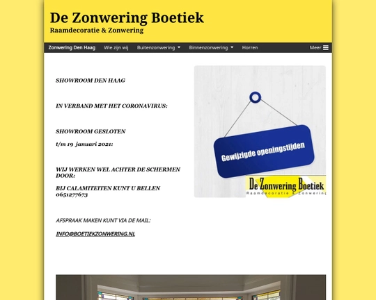 De Zonwering Boetiek Logo
