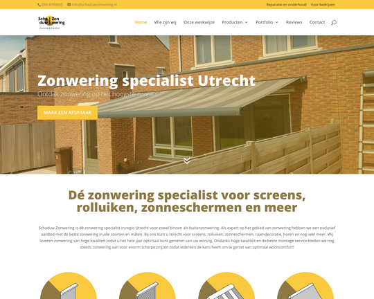 Schaduw Zonwering Logo