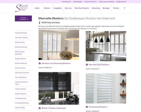 Sfeervolle Shutters Logo