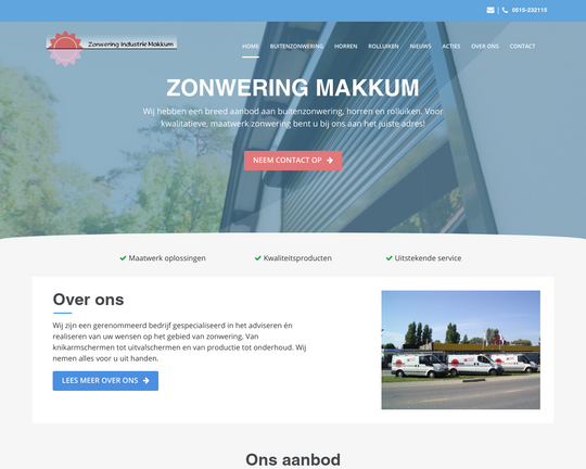 Zonwering Makkum Logo